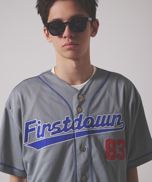 FIRST DOWN（ファーストダウン）の「ゲーム シャツ（シャツ/ブラウス・メンズ・グレー/ブルー・XL/L/M）」の3枚目の写真