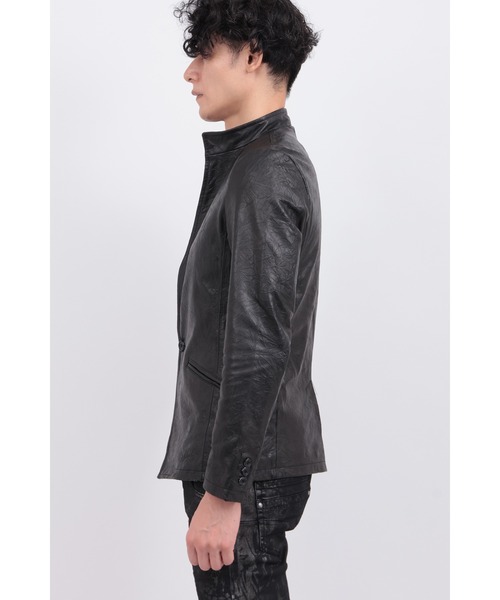 TORNADO MART（トルネードマート）の「ｸﾘﾝｸﾙﾚｻﾞｰｽﾀﾝﾄﾞｼﾞｬｹｯﾄ（その他アウター・メンズ・ブラック・LL/L/M）」の6枚目の写真