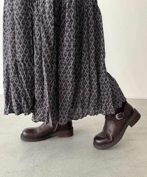 CANAL JEAN（キャナルジーン）の「El mar　柄ティアードキャミワンピース（ワンピース・レディース・ブラック・ONE SIZE）」の13枚目の写真