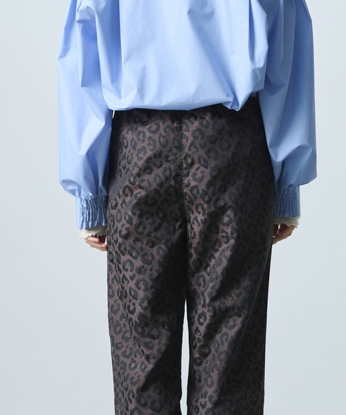 kha:ki（カーキ）の「「KHA:KI / カーキ」LEOPARD WIDE EASY PT（その他パンツ・レディース・ベージュ/ブラウン・1/2）」の10枚目の写真