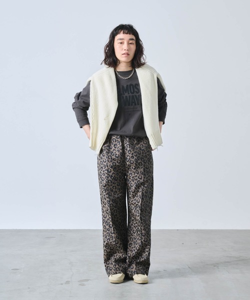 kha:ki（カーキ）の「「KHA:KI / カーキ」LEOPARD WIDE EASY PT（その他パンツ・レディース・ベージュ/ブラウン・1/2）」の12枚目の写真