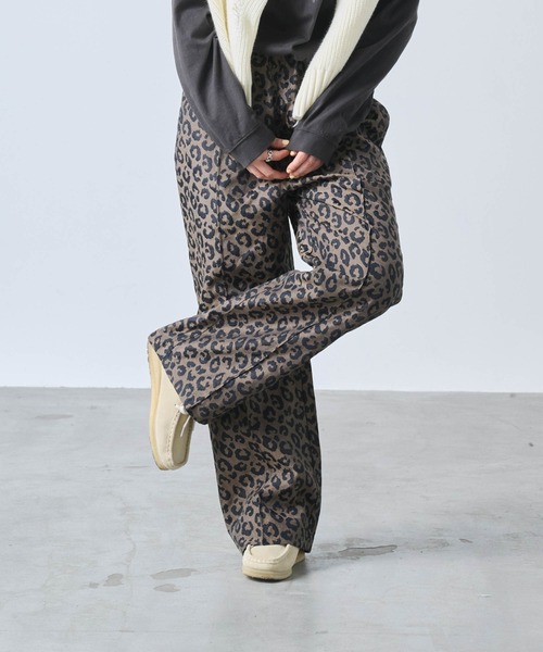 セール】「KHA:KI / カーキ」LEOPARD WIDE EASY PT（その他パンツ