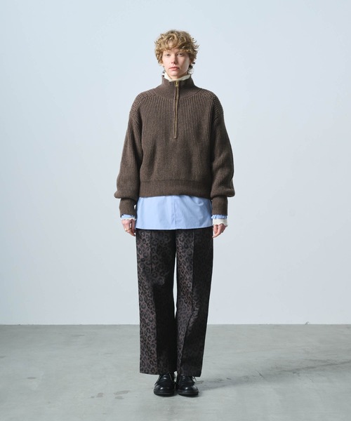 kha:ki（カーキ）の「「KHA:KI / カーキ」LEOPARD WIDE EASY PT（その他パンツ・レディース・ベージュ/ブラウン・1/2）」の20枚目の写真