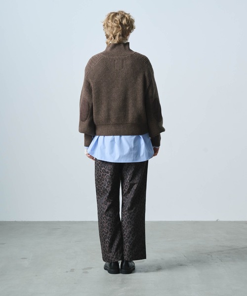 kha:ki（カーキ）の「「KHA:KI / カーキ」LEOPARD WIDE EASY PT（その他パンツ・レディース・ベージュ/ブラウン・1/2）」の22枚目の写真