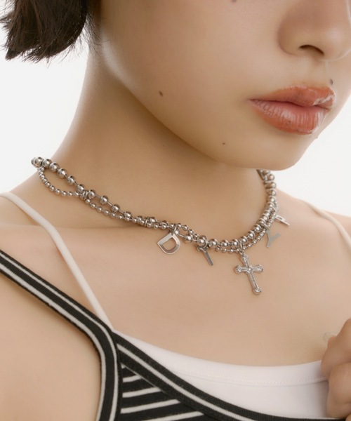 ボールチェーンネックレス クロスペンダント ボールチェーンネックレス クロムハーツクロスボールネックレス|クロムハーツ通販専門店
