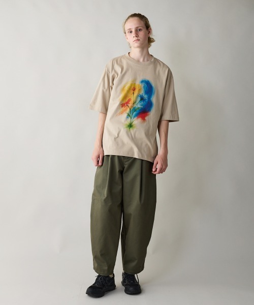 rehacer(レアセル)の「rehacer : Color Surge Relax Fit T-shirt / カラーサージ リラックス フィットTシャツ(Tシャツ/カットソー・メンズ・ブルー/ベージュ/ホワイト・SMALL/MEDIUM/LARGE/X-LARGE)」の9枚目の写真