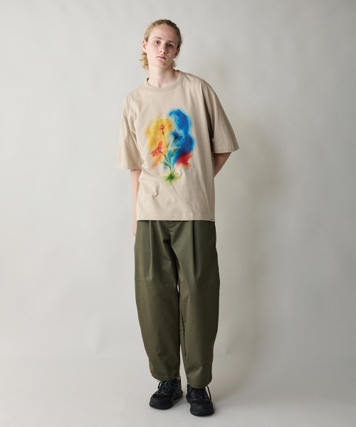 rehacer(レアセル)の「rehacer : Color Surge Relax Fit T-shirt / カラーサージ リラックス フィットTシャツ(Tシャツ/カットソー・メンズ・ブルー/ベージュ/ホワイト・SMALL/MEDIUM/LARGE/X-LARGE)」の8枚目の写真