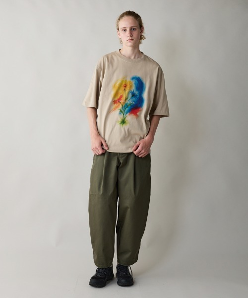rehacer(レアセル)の「rehacer : Color Surge Relax Fit T-shirt / カラーサージ リラックス フィットTシャツ(Tシャツ/カットソー・メンズ・ブルー/ベージュ/ホワイト・SMALL/MEDIUM/LARGE/X-LARGE)」の10枚目の写真