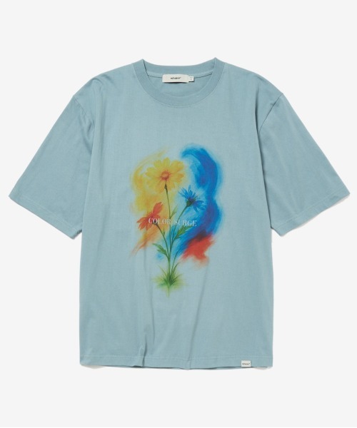 rehacer(レアセル)の「rehacer : Color Surge Relax Fit T-shirt / カラーサージ リラックス フィットTシャツ(Tシャツ/カットソー・メンズ・ブルー/ベージュ/ホワイト・SMALL/MEDIUM/LARGE/X-LARGE)」の7枚目の写真