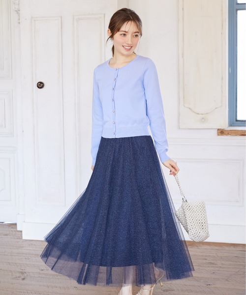 ラメチュールフレアスカート（スカート）｜tocco closet（トッコ