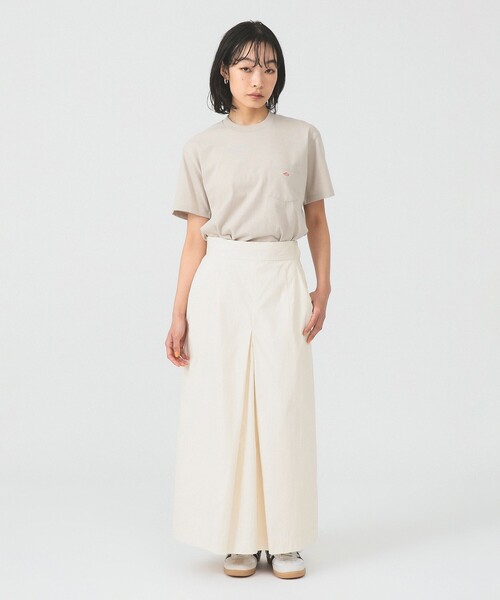 DANTON(ダントン)の「DANTON / ポケット Tシャツ 26SS 洗濯可 ロゴオーバーサイズ リラックス メンズライク ダントン(Tシャツ/カットソー・レディース・レッド/ブラック/ベージュ・SMALL/MEDIUM)」の12枚目の写真
