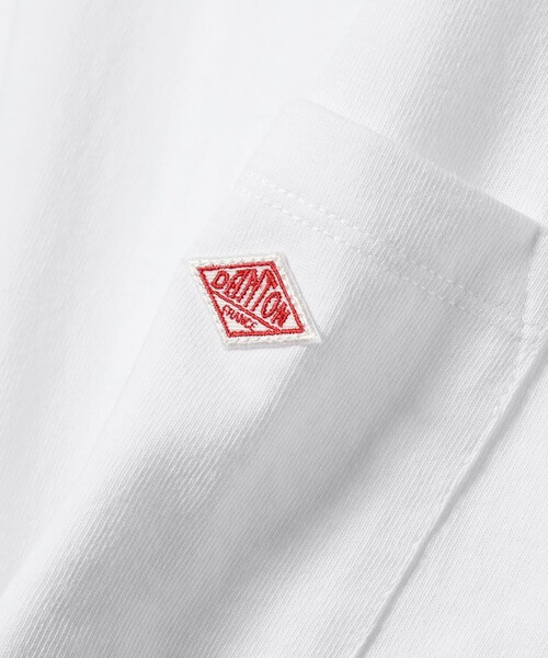 DANTON(ダントン)の「DANTON / ポケット Tシャツ 26SS 洗濯可 ロゴオーバーサイズ リラックス メンズライク ダントン(Tシャツ/カットソー・レディース・レッド/ブラック/ベージュ・SMALL/MEDIUM)」の19枚目の写真