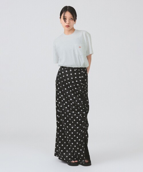 DANTON(ダントン)の「DANTON / ポケット Tシャツ 26SS 洗濯可 ロゴオーバーサイズ リラックス メンズライク ダントン(Tシャツ/カットソー・レディース・レッド/ブラック/ベージュ・SMALL/MEDIUM)」の22枚目の写真