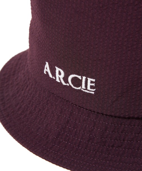 AMERICAN RAG CIE（アメリカンラグシー）の「【MEN,WOMEN】for BAYFLOW SEERSUCKER BUCKET HAT（ハット・メンズ・ワイン/ネイビー・FREE）」の15枚目の写真