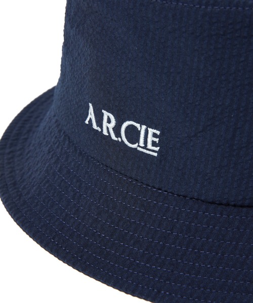 AMERICAN RAG CIE（アメリカンラグシー）の「【MEN,WOMEN】for BAYFLOW SEERSUCKER BUCKET HAT（ハット・メンズ・ワイン/ネイビー・FREE）」の5枚目の写真