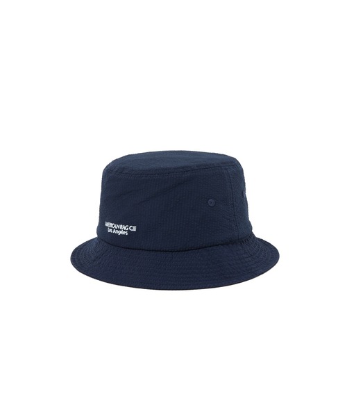 AMERICAN RAG CIE（アメリカンラグシー）の「【MEN,WOMEN】for BAYFLOW SEERSUCKER BUCKET HAT（ハット・メンズ・ワイン/ネイビー・FREE）」の7枚目の写真