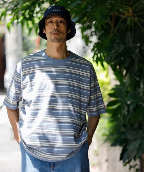 AMERICAN RAG CIE（アメリカンラグシー）の「【MEN,WOMEN】for BAYFLOW SEERSUCKER BUCKET HAT（ハット・メンズ・ワイン/ネイビー・FREE）」の12枚目の写真