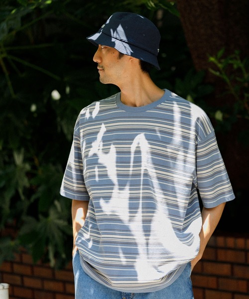 AMERICAN RAG CIE（アメリカンラグシー）の「【MEN,WOMEN】for BAYFLOW SEERSUCKER BUCKET HAT（ハット・メンズ・ワイン/ネイビー・FREE）」の8枚目の写真