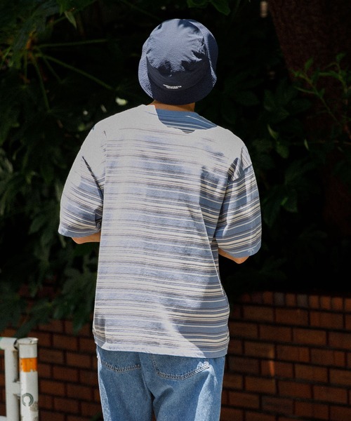 AMERICAN RAG CIE（アメリカンラグシー）の「【MEN,WOMEN】for BAYFLOW SEERSUCKER BUCKET HAT（ハット・メンズ・ワイン/ネイビー・FREE）」の16枚目の写真