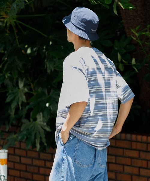 AMERICAN RAG CIE（アメリカンラグシー）の「【MEN,WOMEN】for BAYFLOW SEERSUCKER BUCKET HAT（ハット・メンズ・ワイン/ネイビー・FREE）」の18枚目の写真