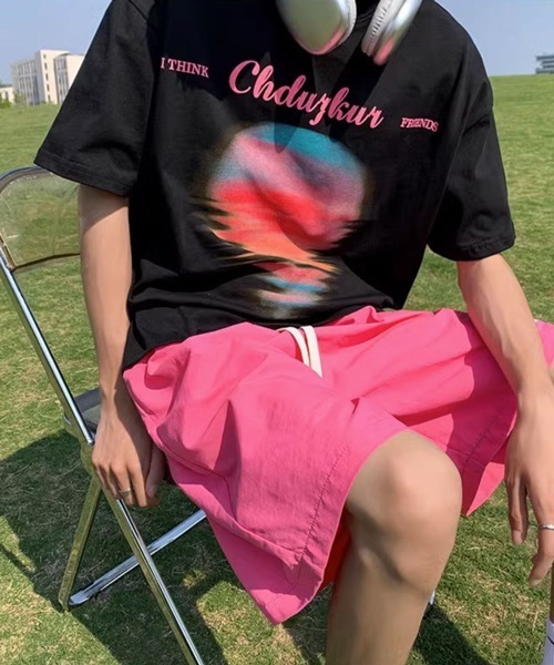 NOWLE（ノウル）の「【NOWLE】サンセット ブラー プリント 半袖 Tシャツ（Tシャツ/カットソー・メンズ・ブラック/アイボリー・MEDIUM/LARGE/X-LARGE）」の18枚目の写真