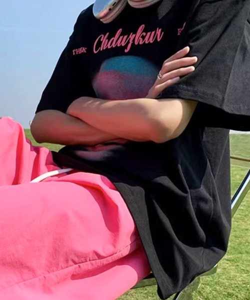 NOWLE（ノウル）の「【NOWLE】サンセット ブラー プリント 半袖 Tシャツ（Tシャツ/カットソー・メンズ・ブラック/アイボリー・MEDIUM/LARGE/X-LARGE）」の17枚目の写真