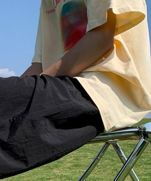 NOWLE（ノウル）の「【NOWLE】サンセット ブラー プリント 半袖 Tシャツ（Tシャツ/カットソー・メンズ・ブラック/アイボリー・MEDIUM/LARGE/X-LARGE）」の4枚目の写真