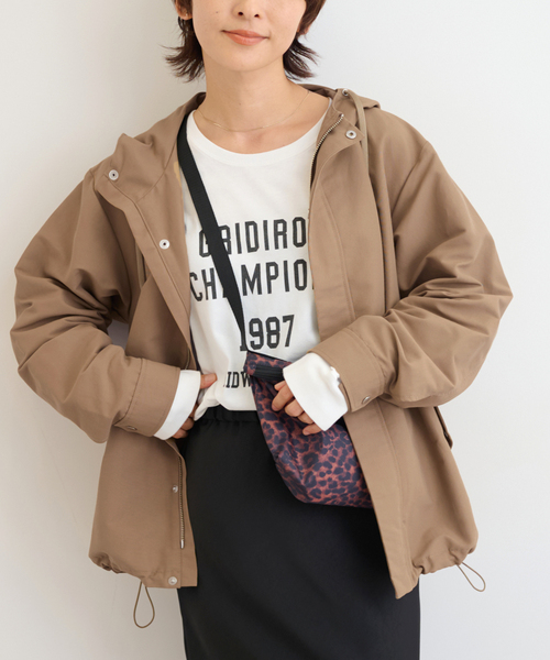 JOURNAL STANDARD relume（ジャーナルスタンダード　レリューム）の「《WEB限定追加》グログランマウンテンパーカー（マウンテンパーカー・レディース・カーキ/ベージュ/ネイビー・FREE）」の4枚目の写真