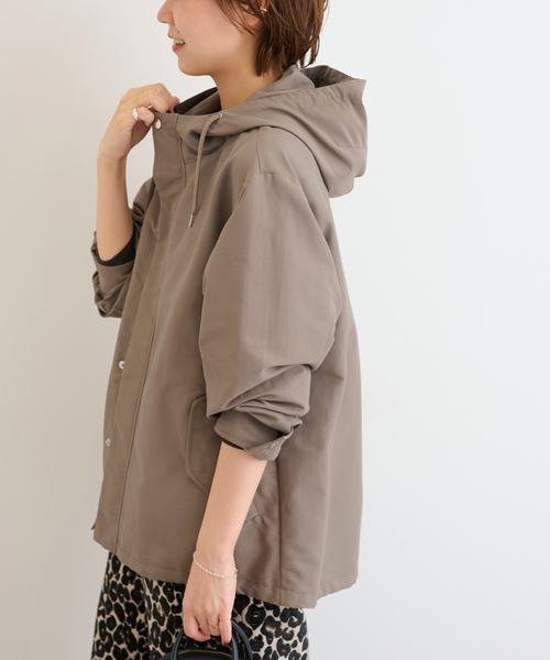 JOURNAL STANDARD relume（ジャーナルスタンダード　レリューム）の「《WEB限定追加》グログランマウンテンパーカー（マウンテンパーカー・レディース・カーキ/ベージュ/ネイビー・FREE）」の13枚目の写真