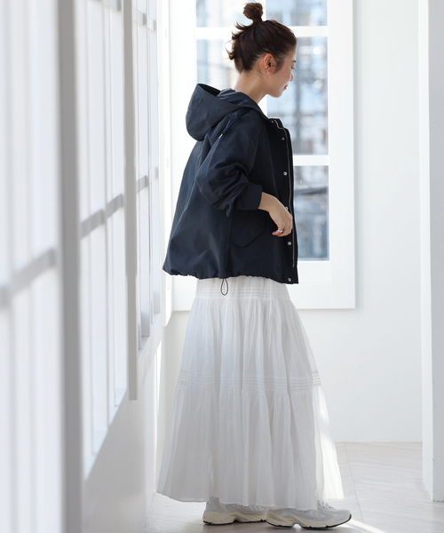 JOURNAL STANDARD relume（ジャーナルスタンダード　レリューム）の「《WEB限定追加》グログランマウンテンパーカー（マウンテンパーカー・レディース・カーキ/ベージュ/ネイビー・FREE）」の19枚目の写真