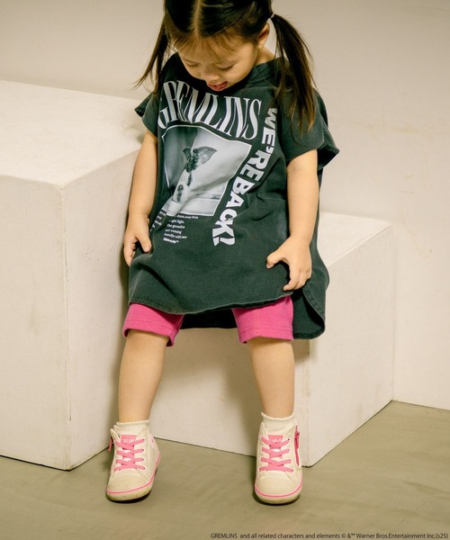 LOWRYS FARM（ローリーズファーム）の「グレムリンノースリーブ　 498648（Tシャツ/カットソー・キッズ・チャコールグレー/オフホワイト・110cm/150cm/140cm/130cm/120cm）」の9枚目の写真