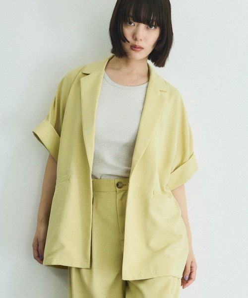 VICKY（ビッキー）の「カップ付きラメボーダータンクトップ≪手洗い可能≫（タンクトップ・レディース・オフホワイト/ブラック/ベージュ・M）」の9枚目の写真