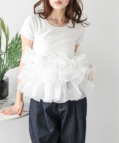 セール】ボリュームフリルトップス（その他トップス）｜AMELY