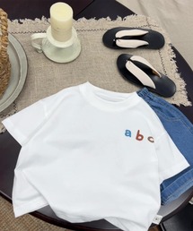 aimoha（アイモハ）の「【-aimoha-KIDS-】キッズ　アルファベットプリントTシャツ（Tシャツ/カットソー・キッズ）」