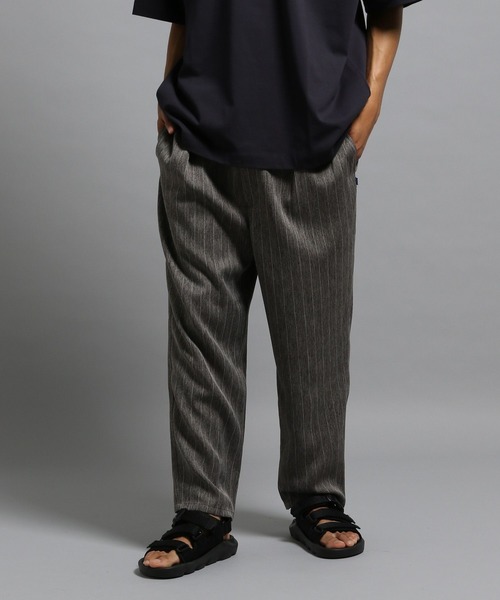 GEORGE'S(ジョージズ)の「ストライプテーパードパンツ(その他パンツ・メンズ・チャコールグレー/ネイビー・MEDIUM/LARGE)」の1枚目の写真