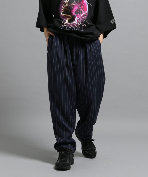 GEORGE'S(ジョージズ)の「ストライプテーパードパンツ(その他パンツ・メンズ・チャコールグレー/ネイビー・MEDIUM/LARGE)」の15枚目の写真