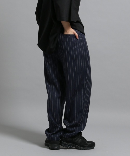 GEORGE'S(ジョージズ)の「ストライプテーパードパンツ(その他パンツ・メンズ・チャコールグレー/ネイビー・MEDIUM/LARGE)」の11枚目の写真