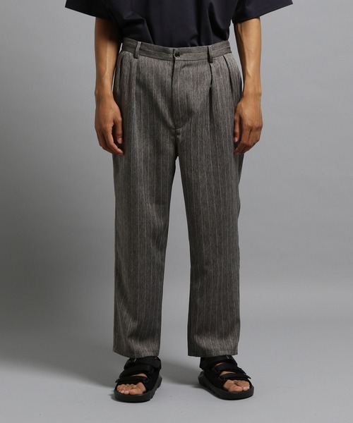 GEORGE'S(ジョージズ)の「ストライプテーパードパンツ(その他パンツ・メンズ・チャコールグレー/ネイビー・MEDIUM/LARGE)」の9枚目の写真