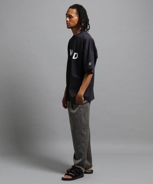 GEORGE'S(ジョージズ)の「ストライプテーパードパンツ(その他パンツ・メンズ・チャコールグレー/ネイビー・MEDIUM/LARGE)」の3枚目の写真