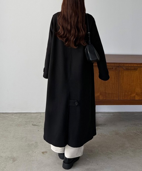 ダブルボタンロングチェスターコート（チェスターコート）｜callautia