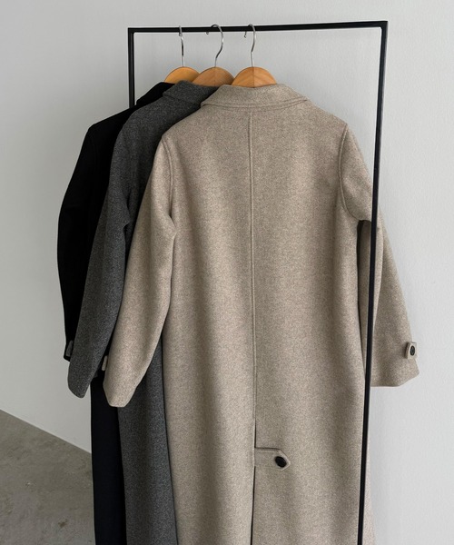 セール】ダブルボタンロングチェスターコート（チェスターコート