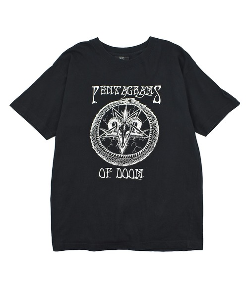 LABORATORY R(ラボラトリーアール)の「【USED】PENTAGRAM バンド Tシャツ(Tシャツ/カットソー・メンズ・ブラック・LARGE)」の1枚目の写真
