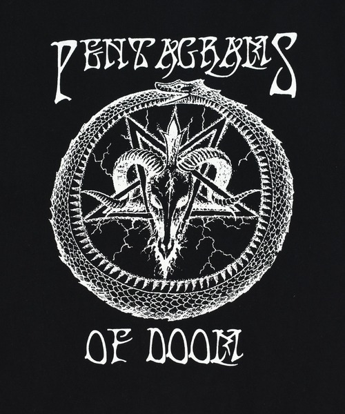 LABORATORY R(ラボラトリーアール)の「【USED】PENTAGRAM バンド Tシャツ(Tシャツ/カットソー・メンズ・ブラック・LARGE)」の2枚目の写真