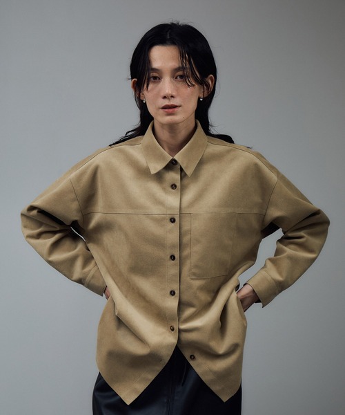 セール】Ultrasuede(R)オーバーシャツ / セットアップ対応（シャツ