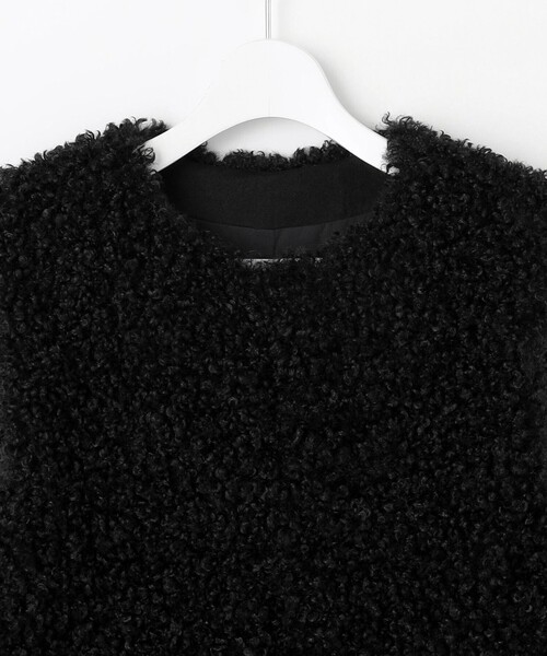 自由区【今季新作】カルガンラムエコファージレ 自由区（ジユウク） ベスト ジレ カルガンラムエコファー ジレ