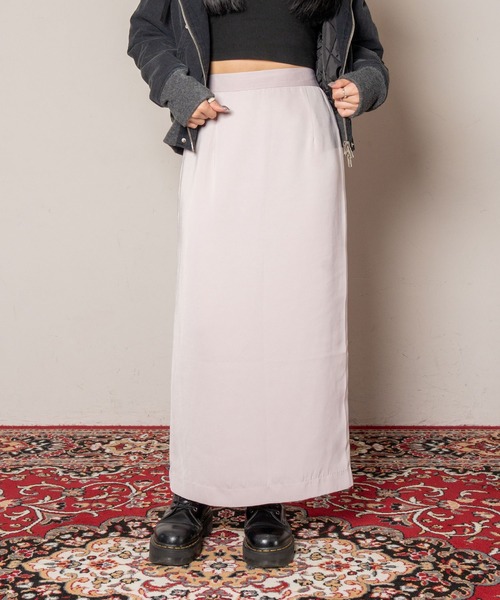 Subciety(サブサエティ)の「Back slit tight skirt(スカート・レディース・ブラック/ピンクベージュ/カーキ・マルチサイズ)」の5枚目の写真