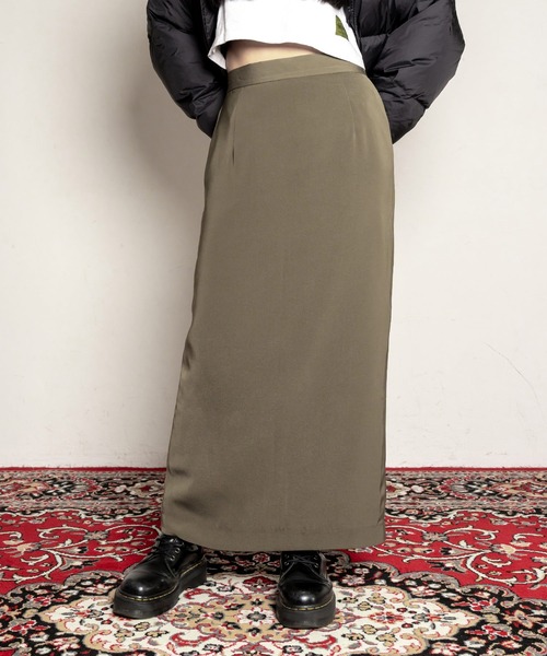 Subciety(サブサエティ)の「Back slit tight skirt(スカート・レディース・ブラック/ピンクベージュ/カーキ・マルチサイズ)」の8枚目の写真