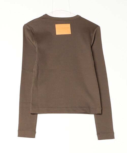 G.V.G.V.(ジーヴィージーヴィー)の「RIB L/S TEE(Tシャツ/カットソー・レディース・ブラウン/ネイビー・ONE SIZE)」の9枚目の写真