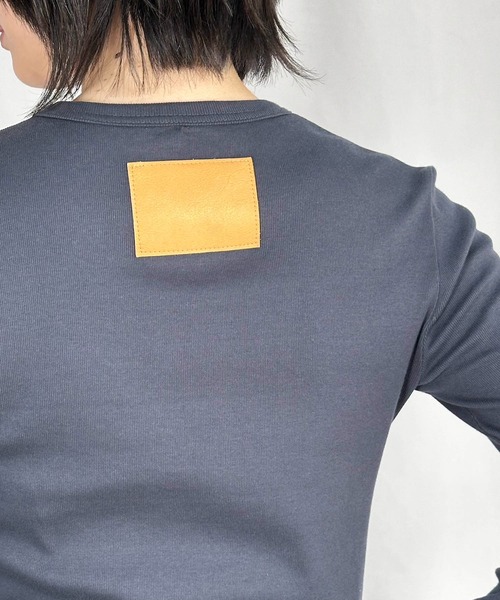 G.V.G.V.(ジーヴィージーヴィー)の「RIB L/S TEE(Tシャツ/カットソー・レディース・ブラウン/ネイビー・ONE SIZE)」の7枚目の写真