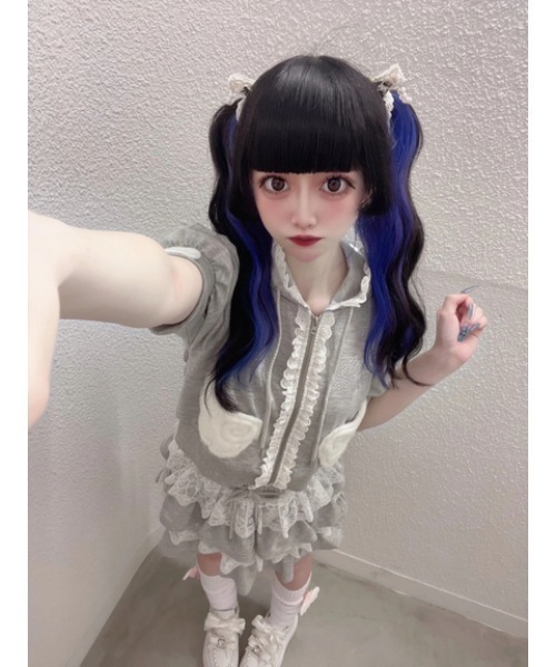 Ank Rouge（アンクルージュ）の「天使のPK（パーカー・レディース・グレー/ブラック/ピンク・M）」の22枚目の写真